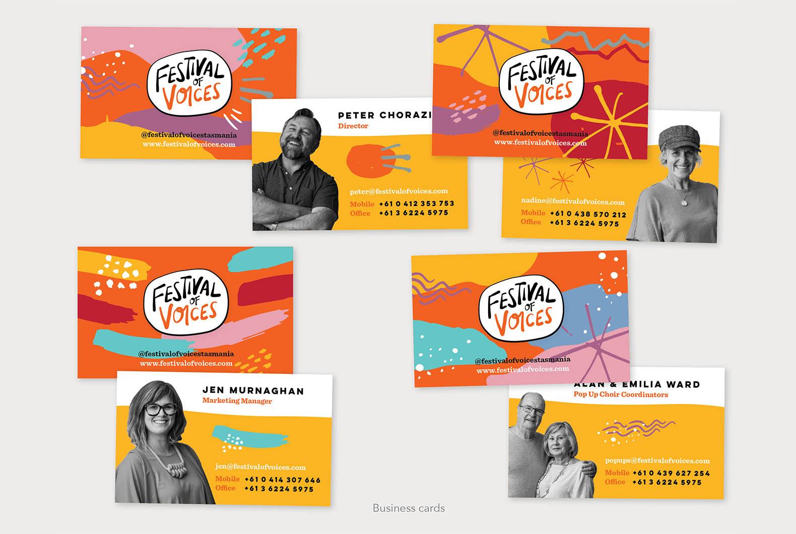 Festival of Voices 2021 - Business Cards