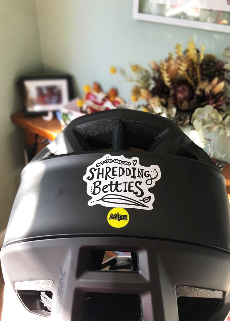 Shredding Betties sticker