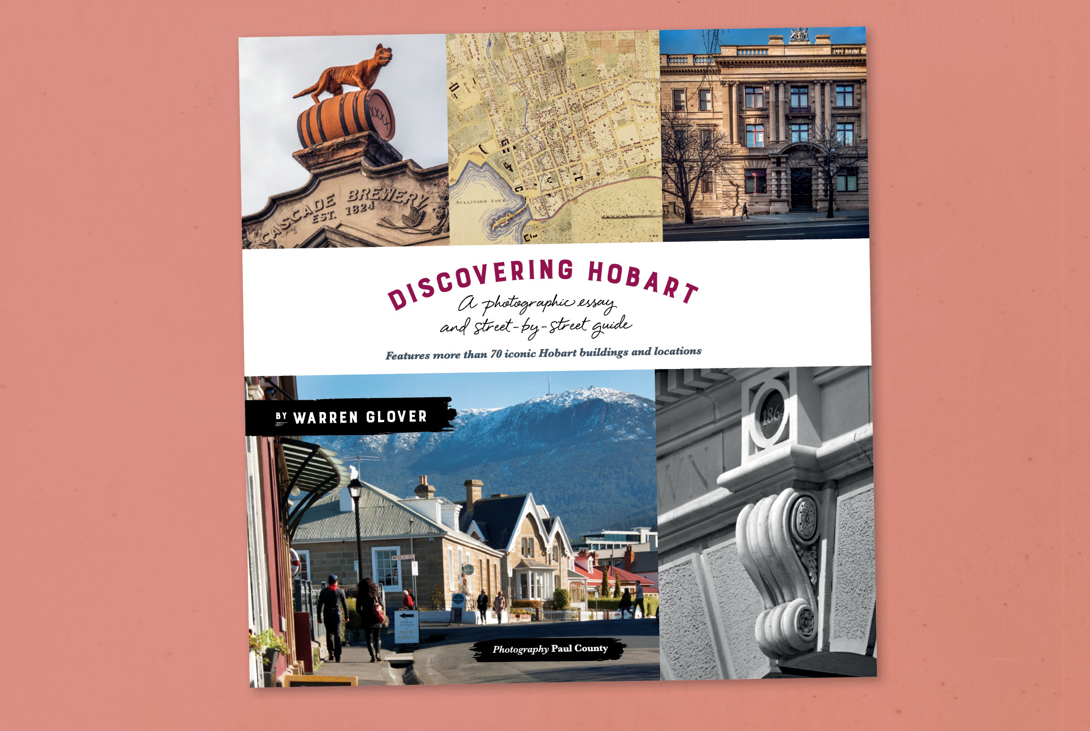 book design - Discovering Hobart book