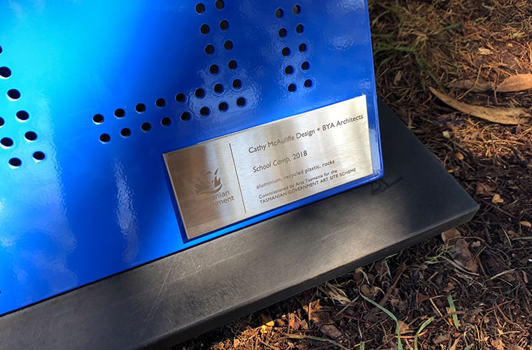 Deloraine Primary School plaque