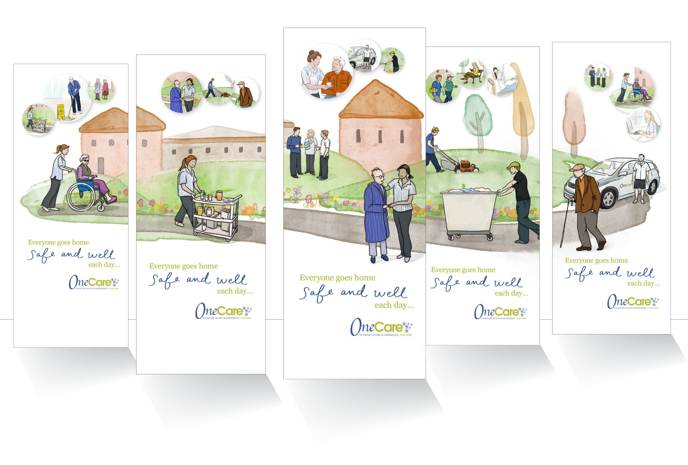 One Care - pull up banners